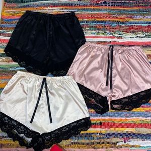🖤 Satin Pajama Shorts Bundle
